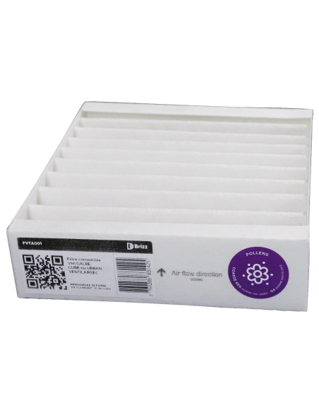 Filtre compatible VMI GALBE, CUBE OU URBAN VENTILAIRSEC